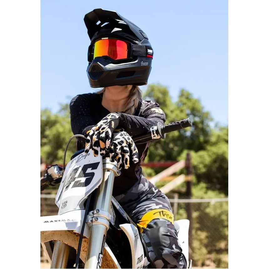 Gants cross Thor SPORT CHEETAH - FEMME 2025 – Image 4