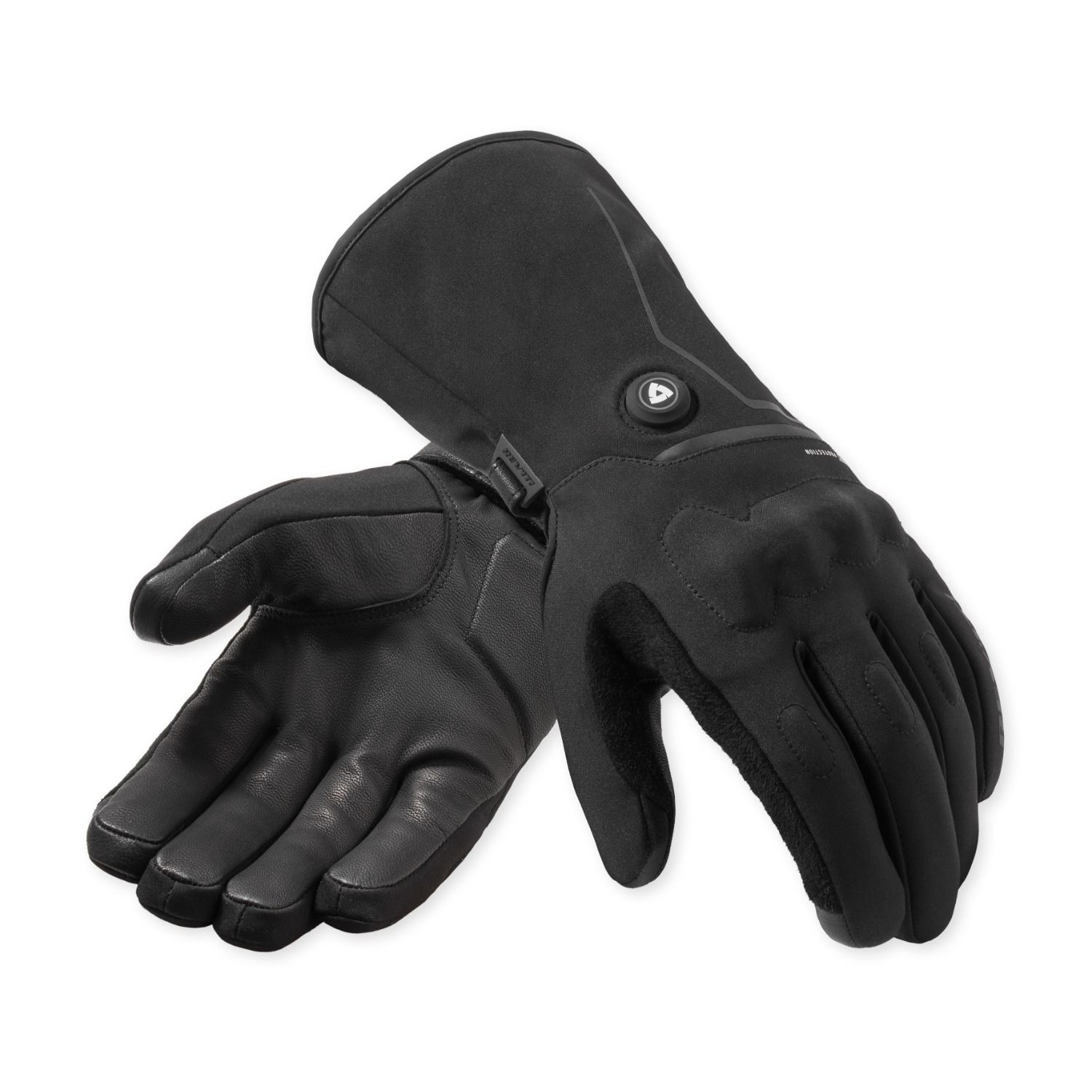 Gants Rev it Freedom 2 H2O chauffants avec manchette longue et cuir de chèvre