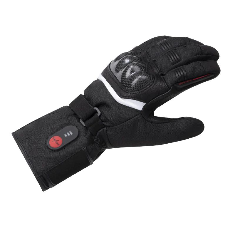 Gants chauffants G-HEAT RIDER avec protections carbone et réglages au poignet