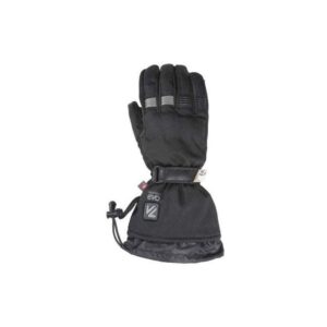 Gants chauffants V'Quattro Metropolis 18 en cuir et textile pour motarde