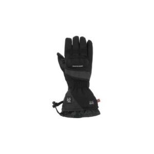 Gants chauffants V'Quattro Alpha 18 noirs en cuir et textile