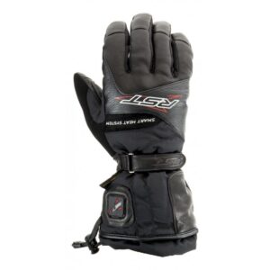 Gants chauffants RST Thermotech noirs pour les trajets hivernaux à moto