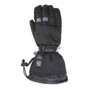 Gants chauffants V'Quattro Metropolis 18 noirs avec câbles de raccordement