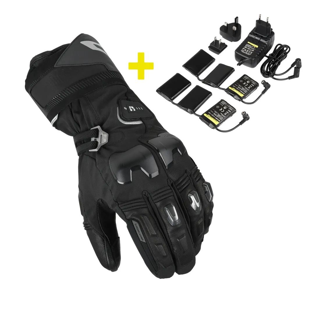 Gants chauffants Macna Progress 3.0 avec manchette longue et paume renforcée
