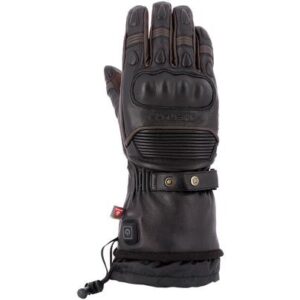 Gants chauffants OVERLAP Warmer en cuir avec coque aux phalanges