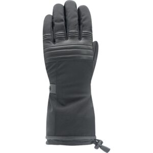 Gants chauffants Racer CONNECTIC 5 en cuir et Softshell noir
